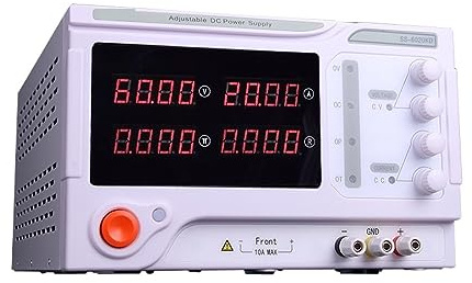 DC power supply Switching Lab Power Supply Unit DC Regulated Adjustable Four Digit Power Voltage Current Regulator Bench Source Multi protection (Color : SS-6020KD)