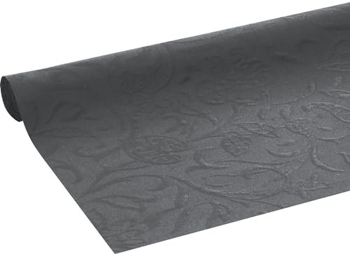 Pichler Meterware Cordoba bügelfrei dunkelgrau Größe 280 cm breit
