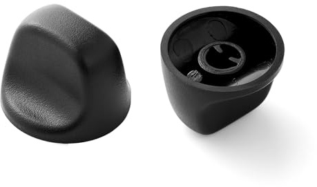 S99360232 Range Hood Knobs Replacement Parts for Broan Hood Knob S600348 Black Plastic Fan Light Kitchen Range Hoods Knob 600348 Broan Nutone Appliances Elite Control Stove Switch Knobs 2 Pcs