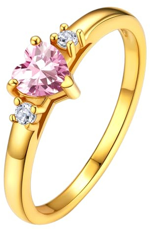 Supcare 925 Sterling Silber Ringe Damen Verlobungsring Eheringe mit Geburtsstein Ring Gravur Namenring Fingerring Engagement Promise Ring Modeschmuck für Muttertag Valentinstag