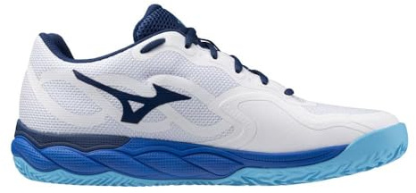 Mizuno Wave Enforce Court CC 61gc2435 29 Bianco, bianco, 45 EU