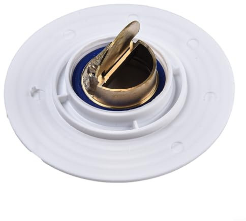 Válvula de desagüe de desagüe de suelo de ducha, núcleo de alcantarillado, colador de drenaje de suelo de cobre antiolor de silicona para cocina y baño (núcleo de cobre blanco)