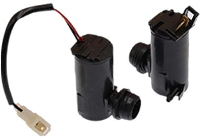 Wimnqie Pompe de lave-glace de voiture, remplacement de la pompe de lave-glace, accessoires pour moteurs à pulvérisation d'eau à haute résistance, essuie-glaces et laveurs robustes, 12 V/24 V,