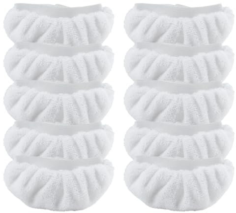 Reicyfang Panni universali in microfibra per pulitore a vapore portatile, panni di ricambio universali riutilizzabili lavabili per la maggior parte dei pulitori a vapore portatili