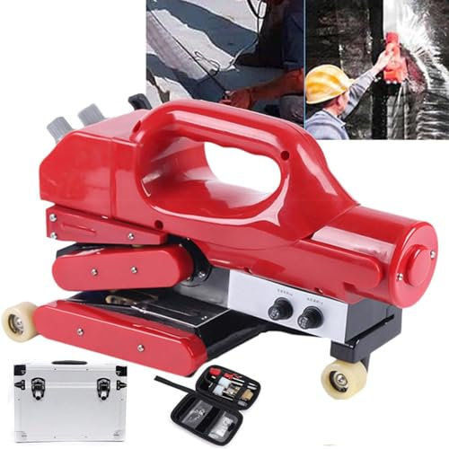 Tunnel Crawl Welding Machine,800W HDPE Geomembrane Liner Hot Wedge Welding Machine,Plastic Climbing Welding Machine for Tunnel Waterproof and Drainage Board