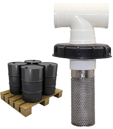 Tuxxjzm Filtre à eau de pluie | Bouchon de tuyau de pluie | Filtre d'entrée d'eau de pluie en acier inoxydable pour jardinage