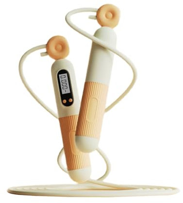 KASFDBMO Nonslip Jump Seil Mit Einstellbarem Überspringen Von Springen Elektronisches Zählen Sprungseil Für Männer Frauen Kinder