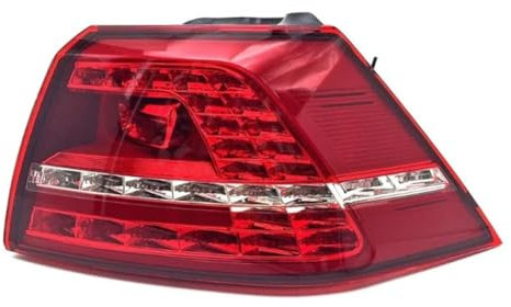 JIANQIAOFEI Auto Rückleuchten für VW Golf 7 2013-2017, Heckleuchte Rücklicht Rückleuchte Baugruppe Linke Rechte Bremslicht Rücklichter Ersatz Zubehör,D/Right Outside