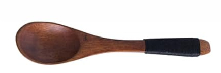 PUFAHAU Cucharas De Mesa, 10 Cucharas Redondas De Madera, Cucharas De Arroz, Cucharas Soperas, Cucharas Pequeñas Creativas Y Bonitas para El Hogar, La Cocina O El Restaurante(A)