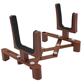 QANYEGN Soporte de violín, soporte plano de ukulele plano, plástico para el soporte de violín extendido de plástico para ukelele, mandolina y violín