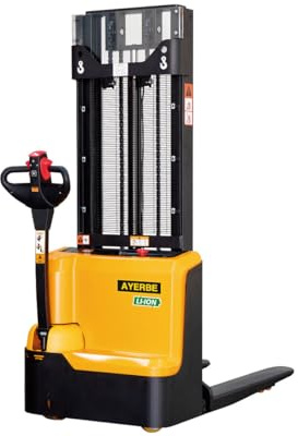 Apilador Eléctrico 1500 kg Elevación 3,5 m con Batería Litio 24V Ruedas PU Compacto y Potente