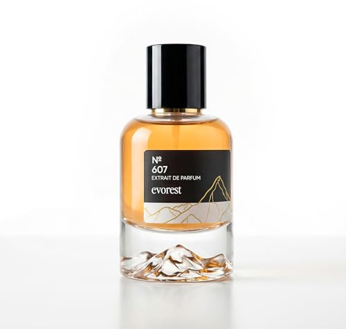 evorest № 607 Extrait de Parfum 50 ml | Süßes & würziges Parfum für Herren | Langanhaltender Duft | + Gratis Duftprobe | Hohe Duftöl Konzentration | Geschenk für Männer | Schadstofffrei & vegan
