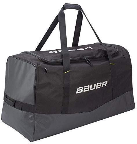 Bauer S19 CORE CARRY Bolsa de hockey sobre hielo para jóvenes, color negro y rojo