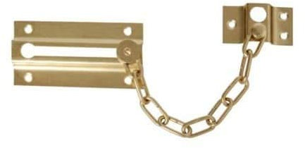 CABLEPELADO Cadena de seguridad para puerta 85x45 mm Gris (Dorado)