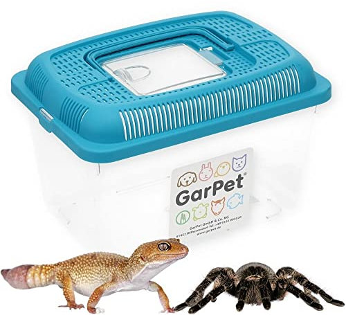 GarPet Faunabox Transport Quarantäne Box Tierbeobachtung Urzeitkrebse Triops Heimchen Fauna Box Insektenbox Amphibien Faunarium Gr. M