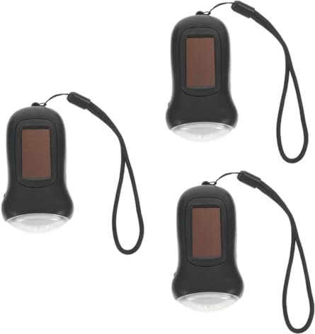 Sosoport 3pièces Lampe Solaire Et Manivelle Led Portable Pour Camping Et Urgences Éclairage Et Pratique Pour Activités Plein Air