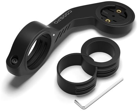 CooSpo MT5 Fahrradlenkerhalterung, Fahrradlenker Halterung 25.4mm/31.8mm Fahrrad Scheinwerfer Kameras Halter Out Front Bike Mount