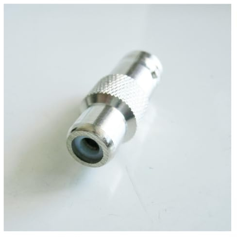 2 pièces Q9 BNC femelle à RCA prise femelle en laiton nickelé droit Q9 BNC à RCA adaptateurs de connecteur RF coaxiaux