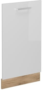 Vicco Panel Frontal R-Line, Blanco Alto Brillo, 45 cm