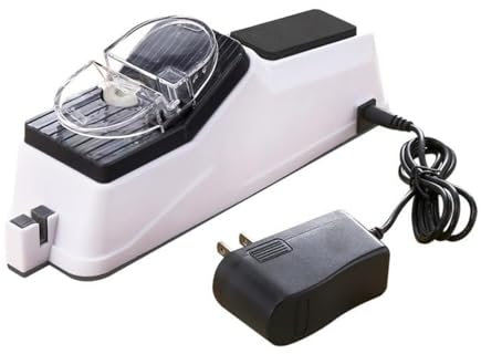 Surudoisharp Pro Electric Knife Sharpener,Kitchen Knife Sharpeners, Professional,Multifunctional Double Sided Portable Knife Sharpener with Protective Cover. (1PCS)