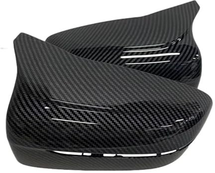 Außenspiegel für Außenspiegelabdeckung Aus Karbonfaser, Passend Für BMW 3er/5er/6er/7er/8er G11 G12 G14 G15 G16 G20 G21 G30 G31 2019 2020. Spiegelkappen(LHD-Carbon pattern)