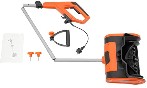 Elektrische Schneefräse mit Kabel, Plug-in Schneekehrmaschine, Schneefräse,1800W,bis zu 3500RPM,32cm Räumbreite, max. Schneehöhe 15cm,8m Wurfweite,30×20×140cm