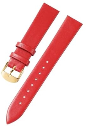 Klocktillbehör Bandrem I Äkta Läder Mode Rosa Klockband Snabbsläpp Klassisk Elegant Mjuk Ersättning 14/16/18/20/22 Mm(A3,18mm)