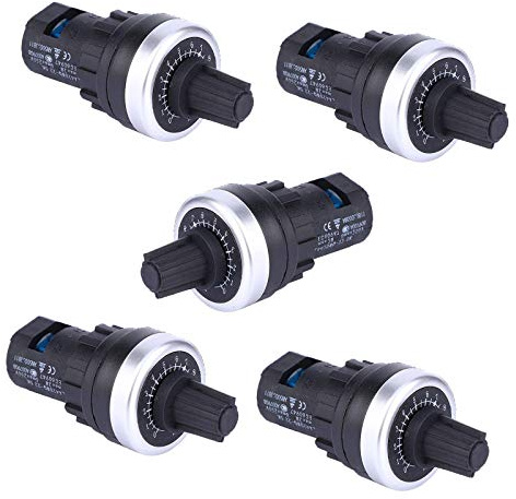 5PCS Potenziometro Montaggio Pannello VSD/VFD per Velocità Variabile Drive Invert 5K