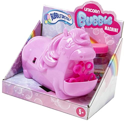 Grafix Bubbletastic Einhorn Bubble Maschine Kinder Blasen Gebläse Mit 50ml Lösung