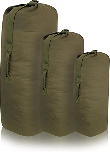 US Canvas-Baumwolle Seesack Duffle Bag Classic Sea Olive 125 x 75 cm