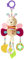 Activity Spieltier Baby - Niedliche Plüschtier Rassel Mit Glocke und Haken - Hängendes Tier Spielzeug für Kinderwagen - Lernspielzeug für Neugeborene und Kleinkinder 0-12 Monate