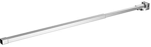 Homgoday Barre de stabilisation de paroi de douche - Barre de stabilisation pour paroi de douche - En acier inoxydable - 70-120 cm