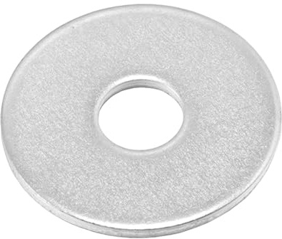 Rondella per parafango M8 in acciaio inox, 18-8 (304), rondelle piatte in acciaio inox, diametro interno M8 x diametro esterno 26 mm, confezione da 20