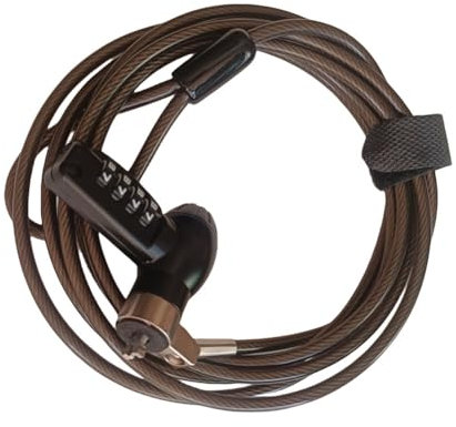 Rordigo Verrou de sécurité pour ordinateur portable - Verrouillage de sécurité numérique par mot de passe - Câble antivol pour ordinateur portable - Facile à utiliser