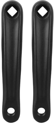 Leopacat Kurbelarme Universal Fahrradbein, Elektrischer Diamant Loch Radarm Mittelmotor Kurbeln Horizontaler Quadratischer Satz Ersatz für City Klapp MTB EBike Straßen Heimtrainer 170 Mm