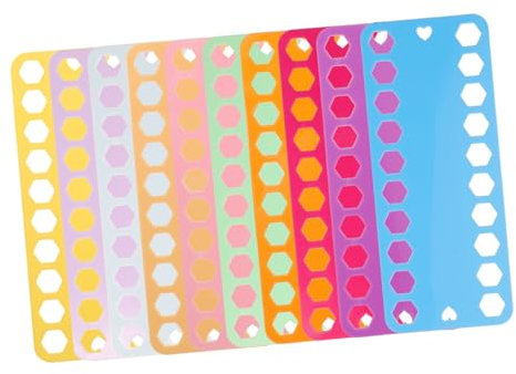 Hohopeti 10stücke Teiliges Bunte Kunststoff Garnspulen Organizer Stickgarn Einfädelhilfe Stickfaden Sortierhilfe Für Nähmaschinen Handliches Nähzubehör