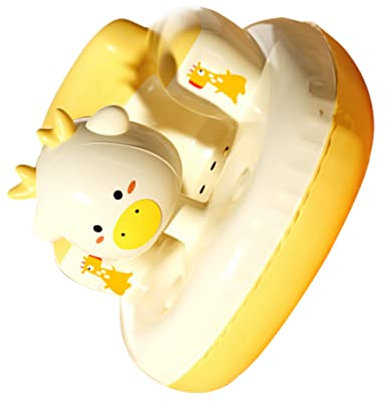 Toyvian Aufblasbarer Babystuhl Mit Rückenlehne Tragbarer Cartoon Badesitz Leichtes Aufblasbares Möbel Für Badewanne Und Reisen