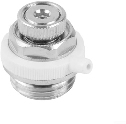 Oniissy Ventilación de aire automática, válvula de radiador de purga automática de corte automático, rosca de 1,27 cm, función de purga automática, accesorio de sistema de calor (1 unidad)