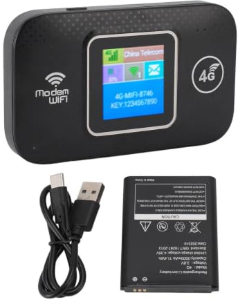 Yosoo Health Gear Tragbarer 4G LTE WLAN Router, 300 Mbit/s WiFi Hotspot Dongle, USB Betrieben, Mobiles Internet für bis zu 10 Geräte, für Europa