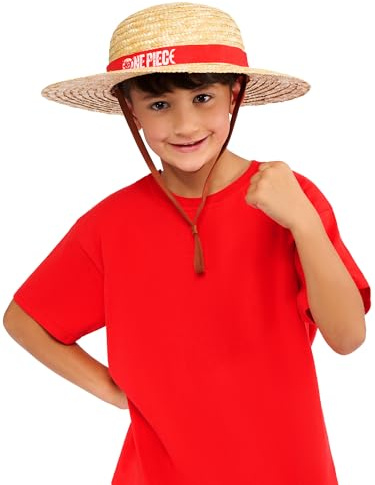 RUBIE'S Rubies Accessoire officiel One Piece Monkey D. Luffy Chapeau pour enfant, taille unique