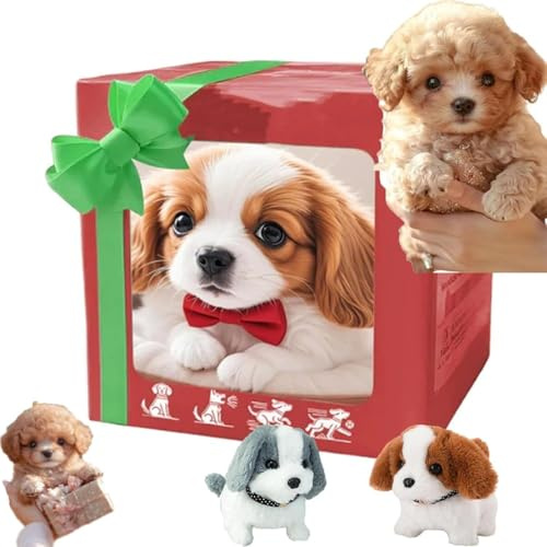 Robotic Puppy - Lifelike Interactive Dog Toy with Smart AI, Walks, Barks, and Wags Tail - Perfect for Kids and Adults
