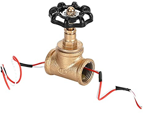 Alomejor Interruptor de Luz Industrial Vintage, Interruptor de Válvula Duradero de Oro Negro para Lámpara de Escritorio, 3/4 Pulgadas, Perfecto para Luces de Tubería