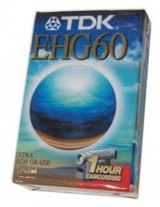 Cassette VHS-C TDK 60 Minutes Qualité Extra High Grade