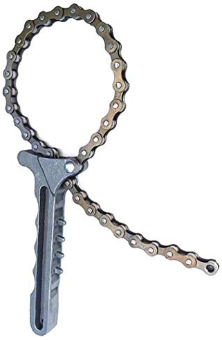Byfri Universalöl Kettenschlüssel Ölkraftstofffilter Filter-Remover-Werkzeug Auto-Motor-Drehmoment-Kettenschlüssel Grip Spanner Zange Remover-Tools