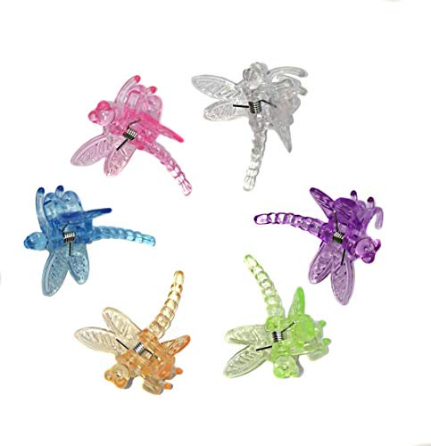 30 Stücke Pflanzenclips,Orchideen Clips Mini Kunststoff Pflanzen Clips Garten Clips Pflanzenklammern für Tomaten Rosen Gurken Rankpflanzen Gartenorchideen Kletterpflanzen Stabile Klammern,Libelle