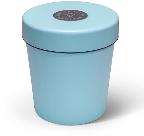 The Ice Cream Canteen | Original Shark Tank Insulated Ice Cream Pint Holder and Chiller | Stainless Steel Food Container for Frozen Treats, Travel, Beach & Gifts for Ice Cream Lovers (Mint Green)