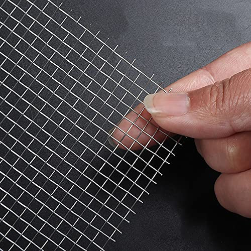 QQXY Rete Metallica Griglia per Arvicole Maglia in Acciaio Inossidabileper La Ventilazione Griglia Protettiva Guardia di Sicurezza in Metallo Armadi per Zanzariere da Giardino