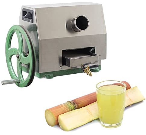 MNSSRN Kommerzieller Manueller Zuckerrohr Saft Extraktor, Handrad Kleine Haushaltsgeräte Zuckerrohr Mahlpresse Extraktor Extruder
