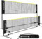 BAGAIL Reti da Badminton Rete Portatile per Sport, Pieghevole, Altezza Regolabile, Nylon, con Supporti Regolabili e Borsa, Facile da Montare, per Tennis, Badminton, Pallavolo