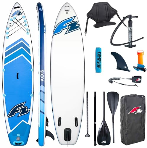 CampSup SUP F2 AXXIS 11'6'' Combo AZZURRO CHIARO + Floater Tavola da SUP gonfiabile | 354x84x15 cm | Surfboard per principianti e esperti con accessori | Portata fino a 165 Kg